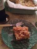 Μπάρες cheesecake μήλου, “all’ italiana”