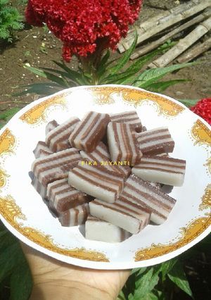 Foto resep Kue lapis hun kwe & tepung beras