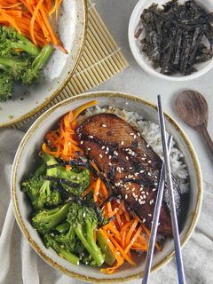 Foto resep Salmon teriyaki