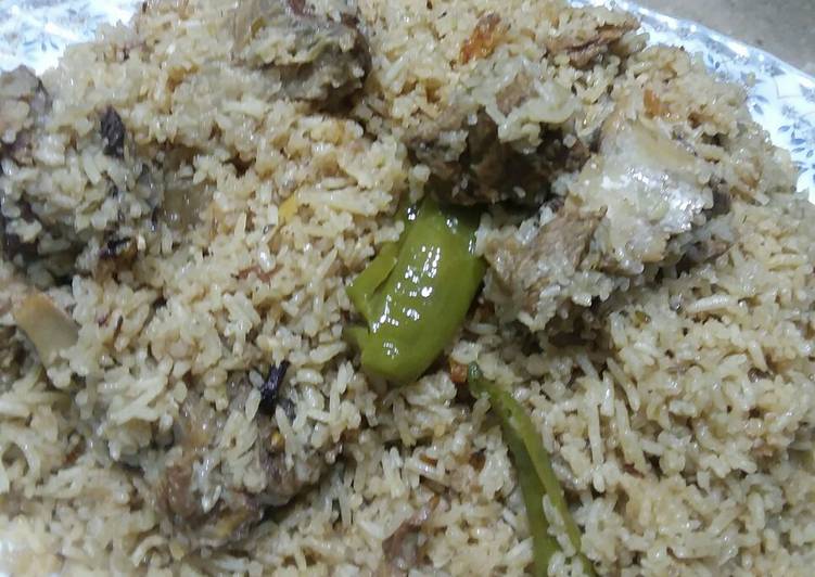 Afghani beef pulao #KOBAB #COOKPADAPP