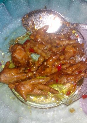 Foto resep Ceker (kaki ayam) bumbu pedas ala anak kos