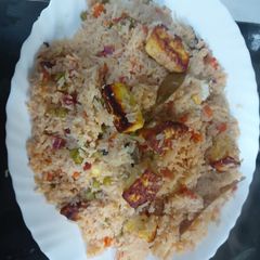 A picture of Paneer veg pulao.