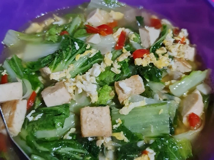 Cara Gampang Menyiapkan Resep Tumis tahu telur sawi putih yang Menggugah Selera Anti Ribet, Lezat