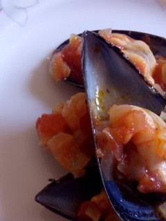 Una foto de Mejillones en salsa