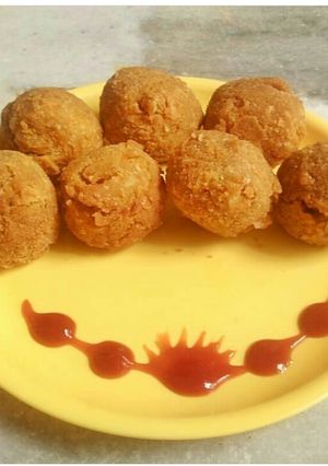 A picture of Cheesy Rice Pakora.