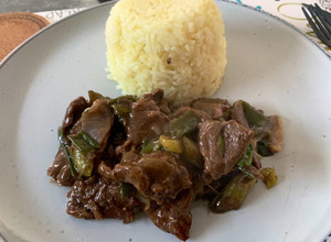 Una foto de Carne mongoliana 🥩