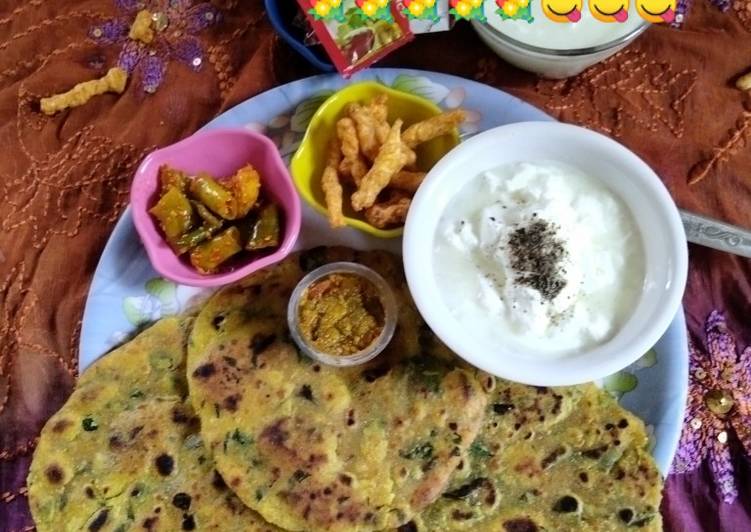 Thepla or fenugreek Paratha πππ