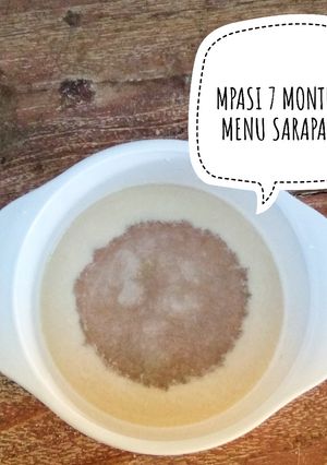 Foto resep Menu Sarapan MPASI 7 Bulan