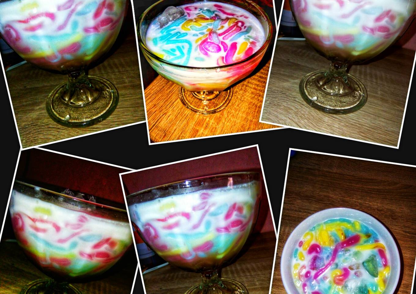 #Yummy cendol unicorn_coconut milk sauce