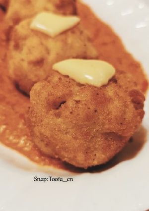 صورة لوصفة كرات المكرونة المقلية بالجبن Fried Mac with Cheese