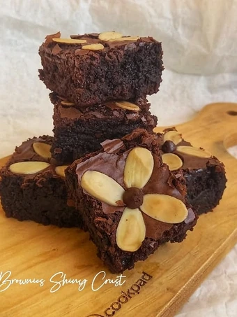 Langkah Gampang Membikin Resep Brownies Shiny Crust yang Menggugah Selera Anti Ribet, Bikin Ngiler