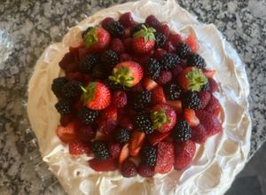 Una foto de Pavlova Fácil
