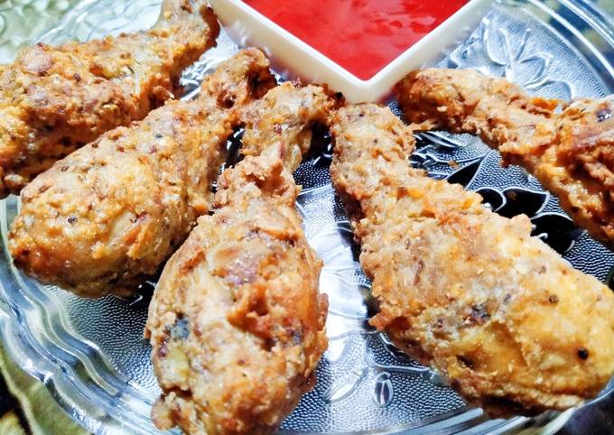 Step-by-Step Guide to Make Super Quick Homemade 🐔Crispy Chicken broast🐔