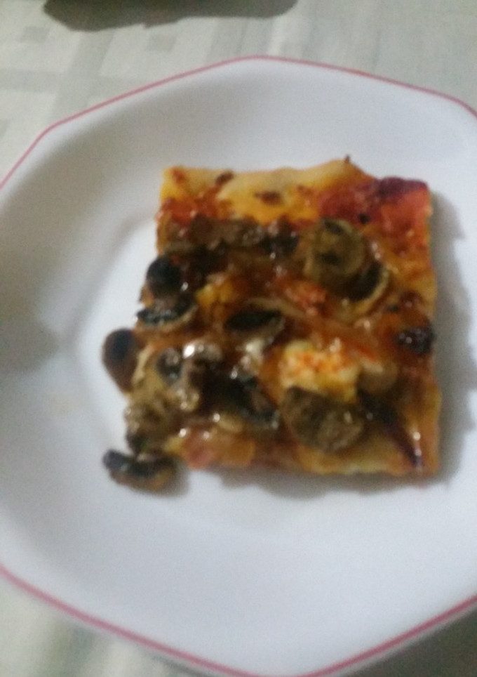 Una foto de Pizza de langostinos