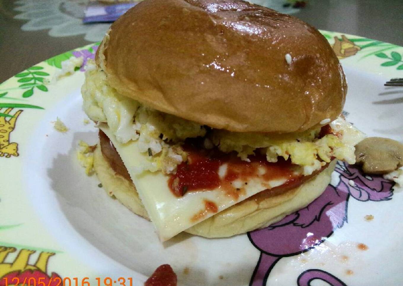 Burger Smoked Chicken