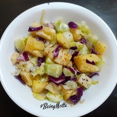 A picture of Cucumber Pineapple Salad.