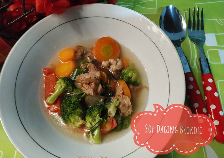 Sop Daging Brokoli