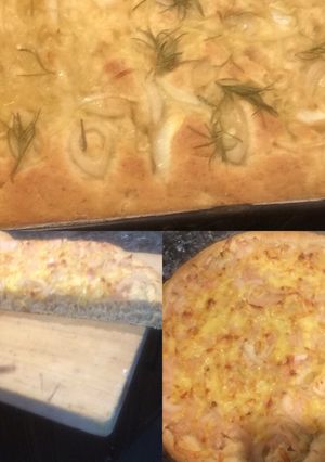Una foto de Focaccia con masa integral