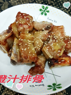 快速版，橙汁排骨(簡單料理) 的食譜成品照片