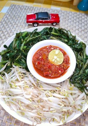 Foto resep Plencing Toge Kangkung