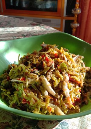 Foto resep Oseng Kembang Kates (Bunga Pepaya) Tidak Pahit
