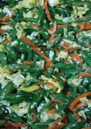 Foto resep Wortel Buncis Telur Orak Arik