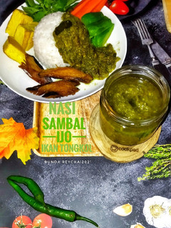 Foto resep 🌶 Nasi Sambal Ijo ikan Tongkol