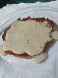 Chuletas con salsa bechamel
