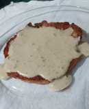 Chuletas con salsa bechamel