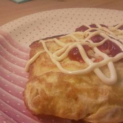 A picture of Omelette Rice.
