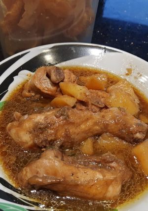 Foto resep Semur ayam kentang