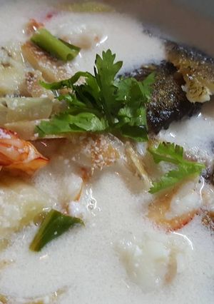 รูปของ ต้มข่าปลาสลิด&กุ้งกล้วยน้ำว้า