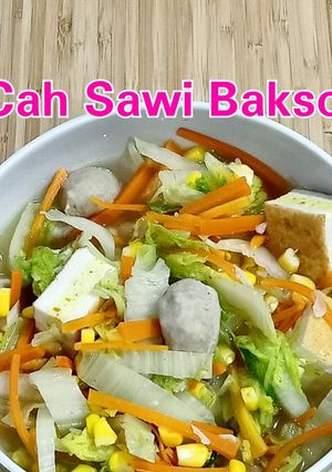 Foto resep Cah sawi bakso