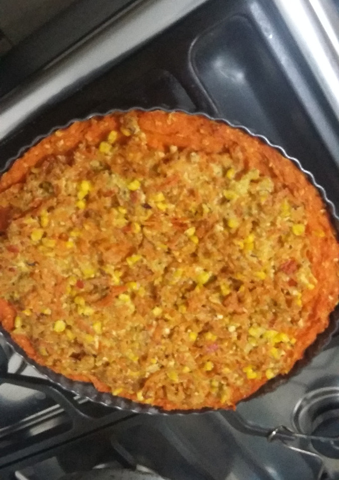 Una foto de Tarta de verduras sin masa