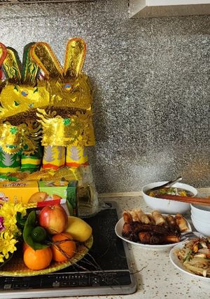 Hình của món Cỗ cúng 23 tháng chạp.