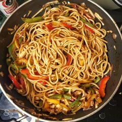 Stir Fry Sphagetti pasta A picture of Stir Fry Sphagetti pasta.