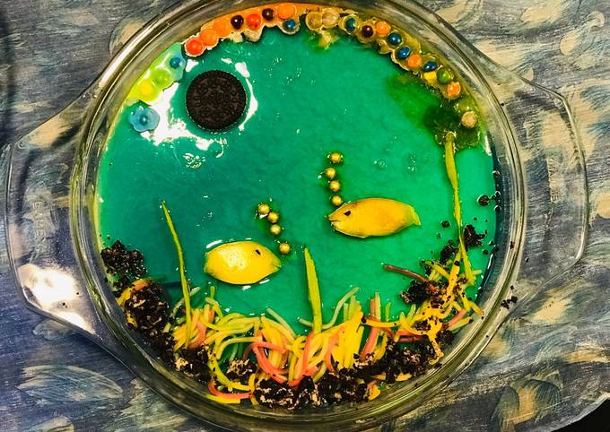 Recipe of Ultimate Aquarium custard