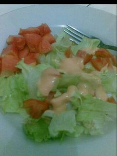 Foto resep Salad sayur simple