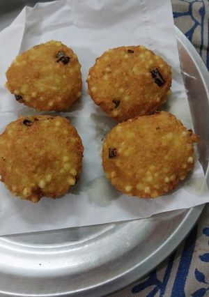 A picture of Sago tikki.