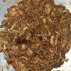 Foto resep Ayam suwir bumbu sate