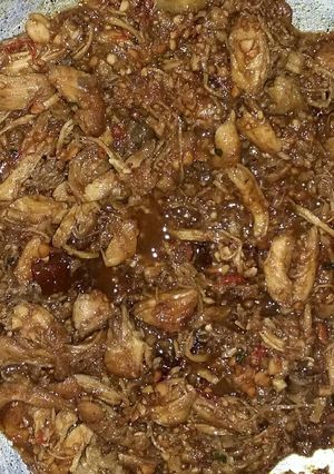 Foto resep Ayam suwir bumbu sate