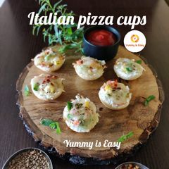 Italian Pizza Cups A picture of Italian Pizza Cups.