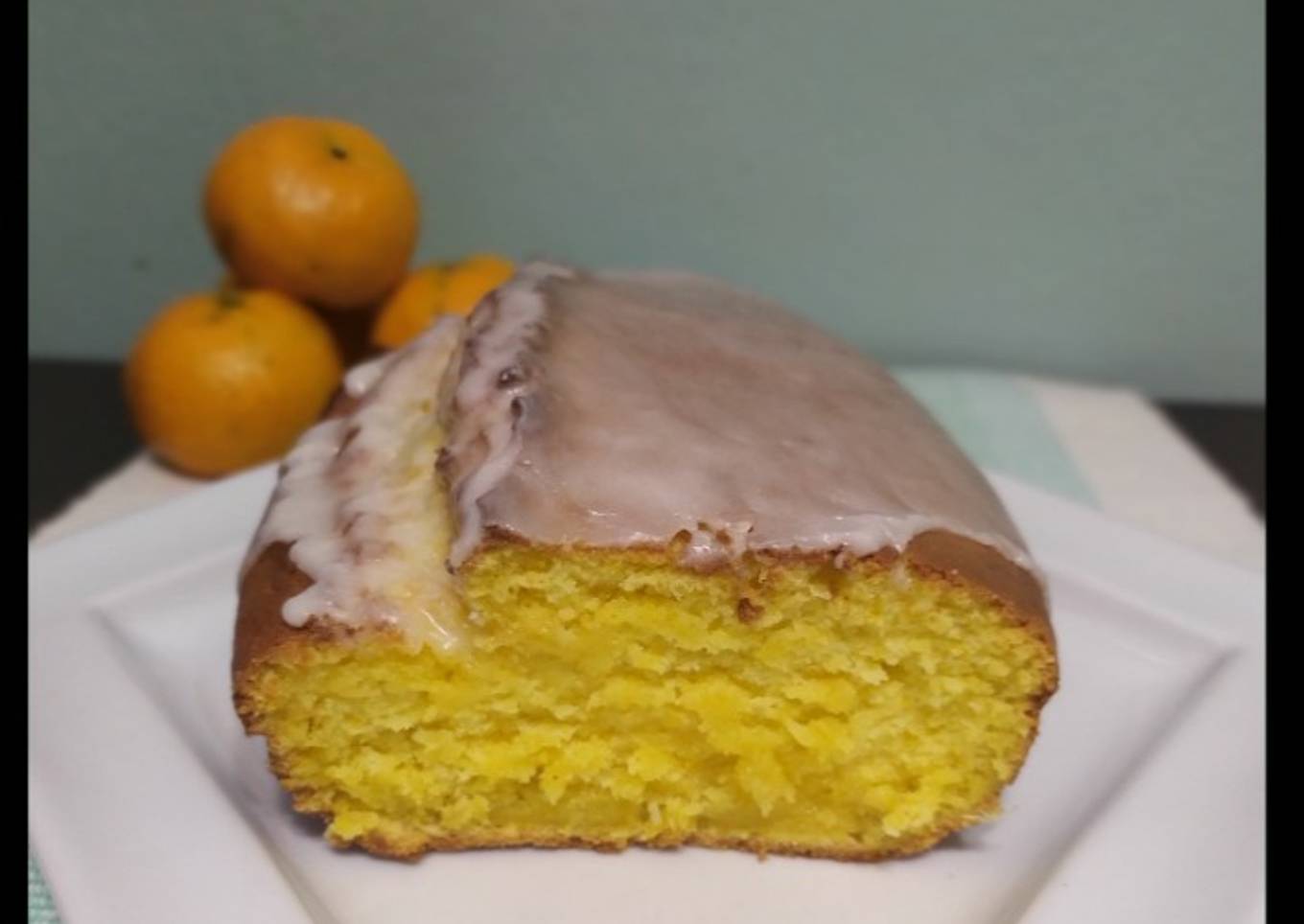 Budín de mandarinas en licuadora