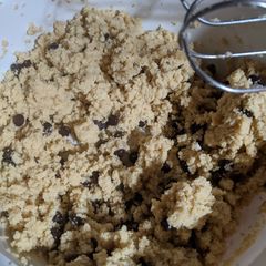 A picture of Keto Cookie Dough Fat Bomb Snacks.