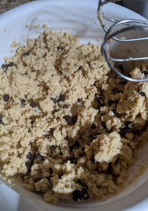 A picture of Keto Cookie Dough Fat Bomb Snacks.