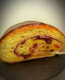 Pan relleno de jamón York venezolano
