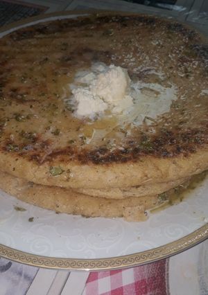 صورة لوصفة المطلوع بالزعتر