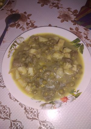 صورة لوصفة طبيخة الفول والجلبانة