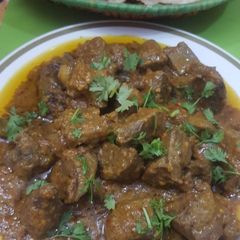 A picture of Kaleji karhai Masala.