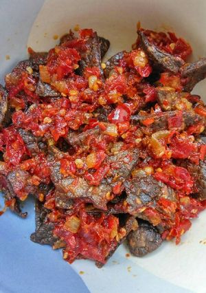 Foto resep Balado Paru Goreng Kering
